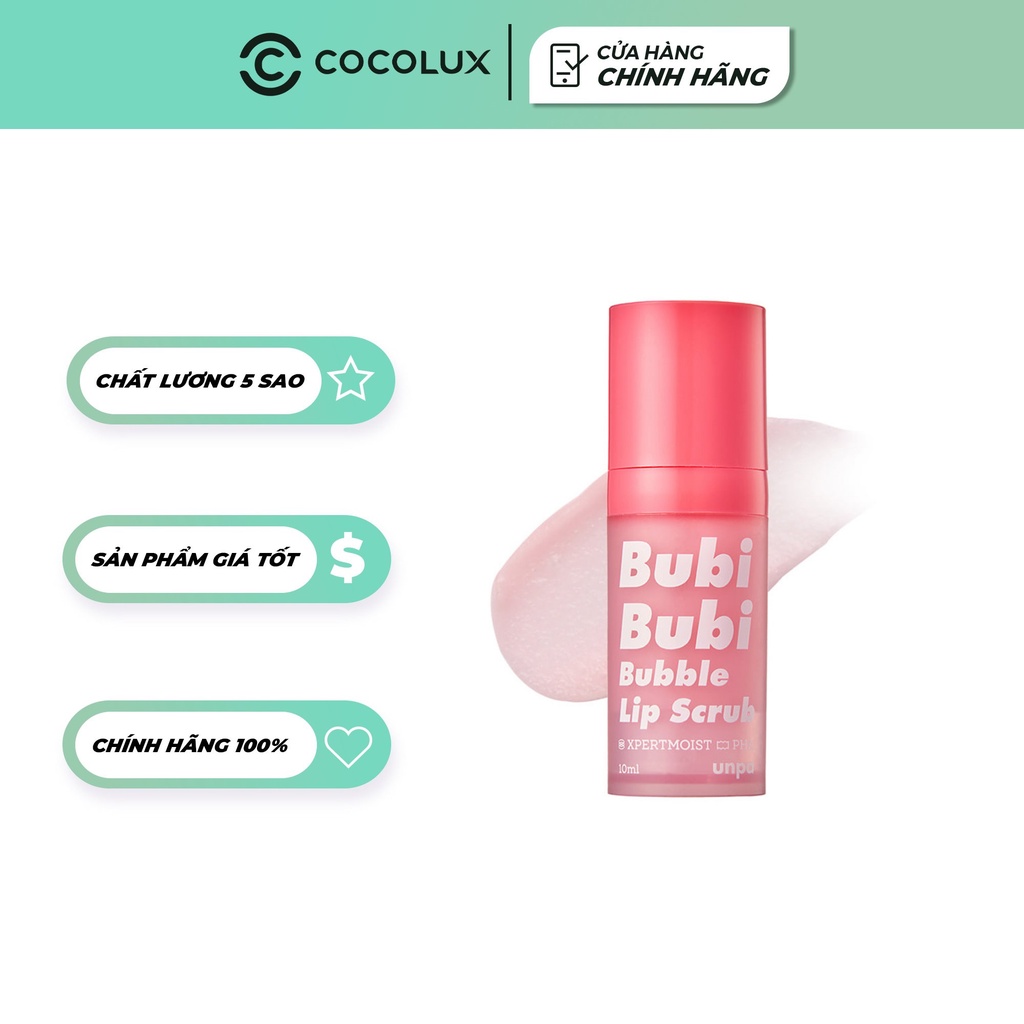 Tẩy Tế Bào Chết Môi Sủi Bọt Bubi Bubi Bubble Lip Scrub