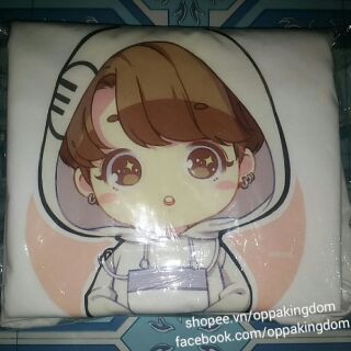 Áo thun trắng chibi Thỏ Jungkook