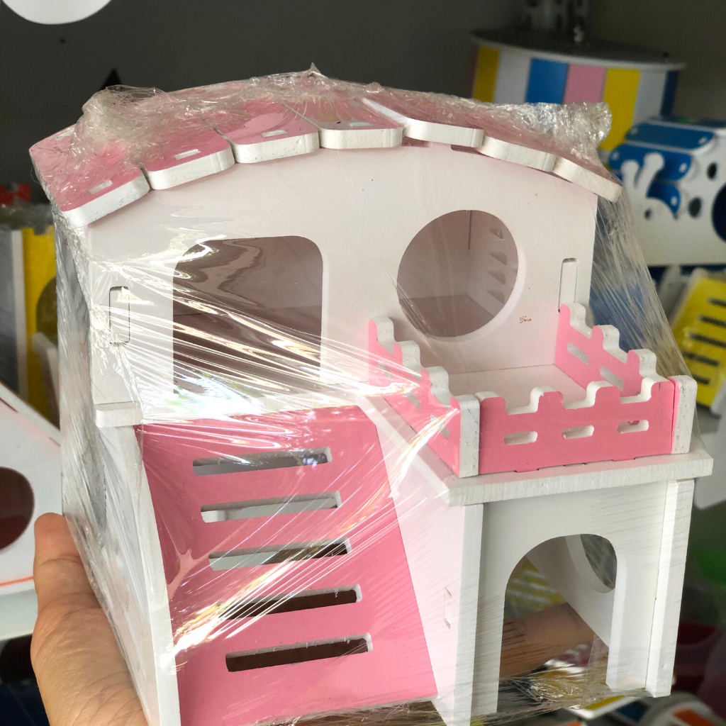 Nhà ngủ XỐP LÂU ĐÀI LỚN cho hamster, sóc, bọ, nhím, thú nhỏ