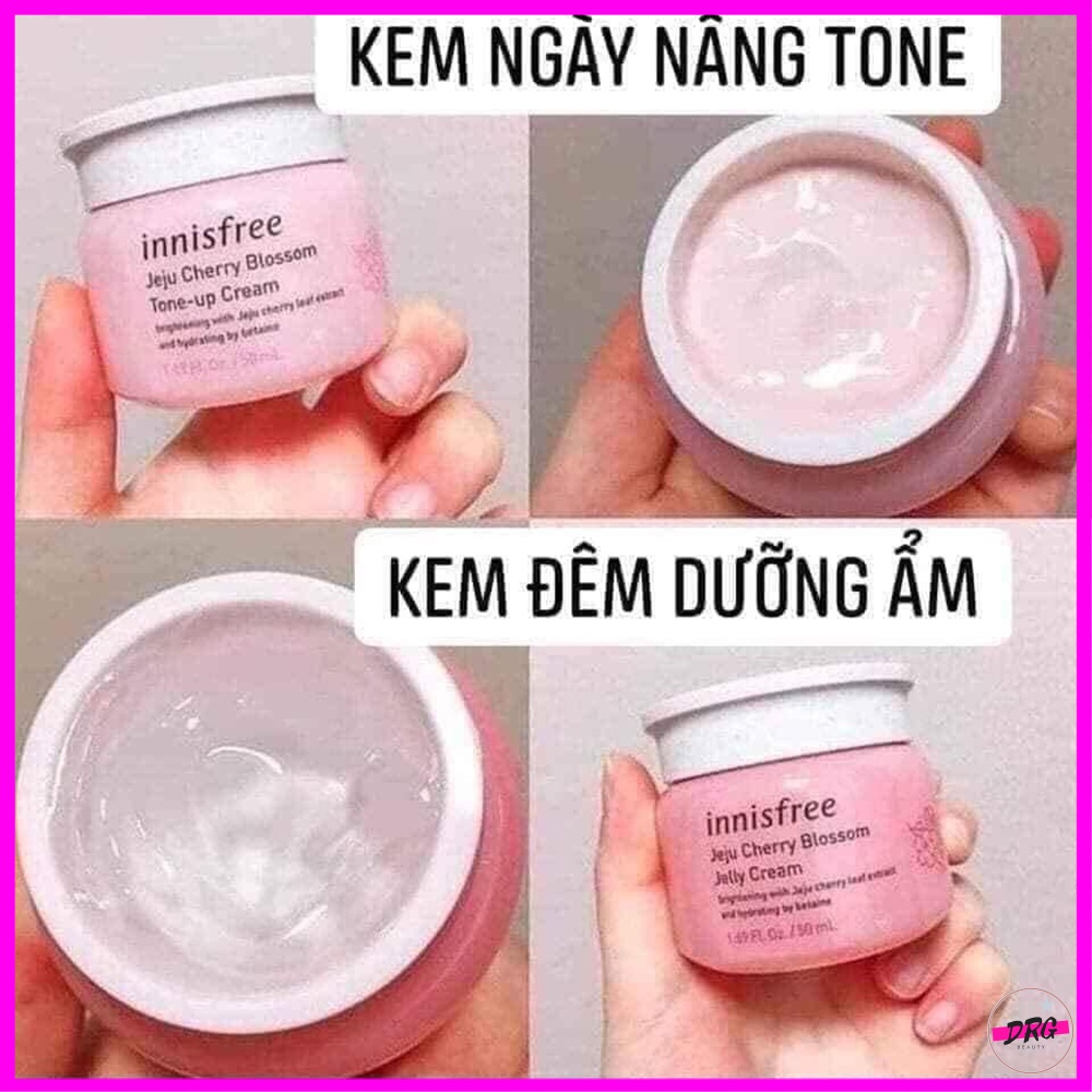 Kem dưỡng innisfree ngày và đêm, kem dưỡng da innisfree hoa anh đào 50ml