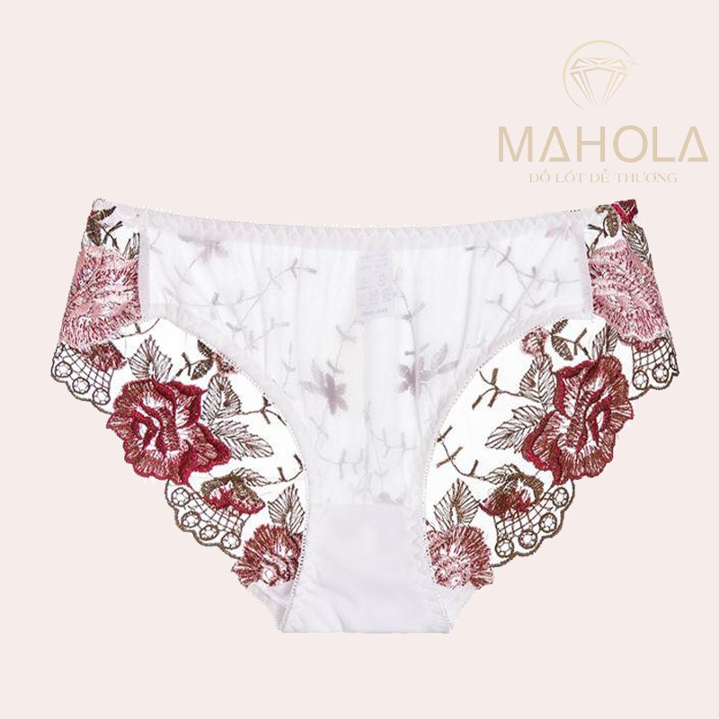 Quần lót ren thêu hoa gợi cảm_Mahola_ ĐR09