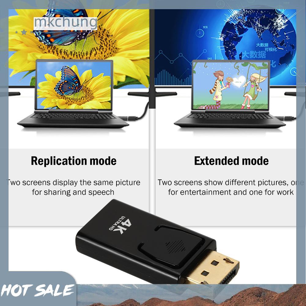 Đầu Chuyển Đổi Từ Cổng Dp Sang Hdmi 4k