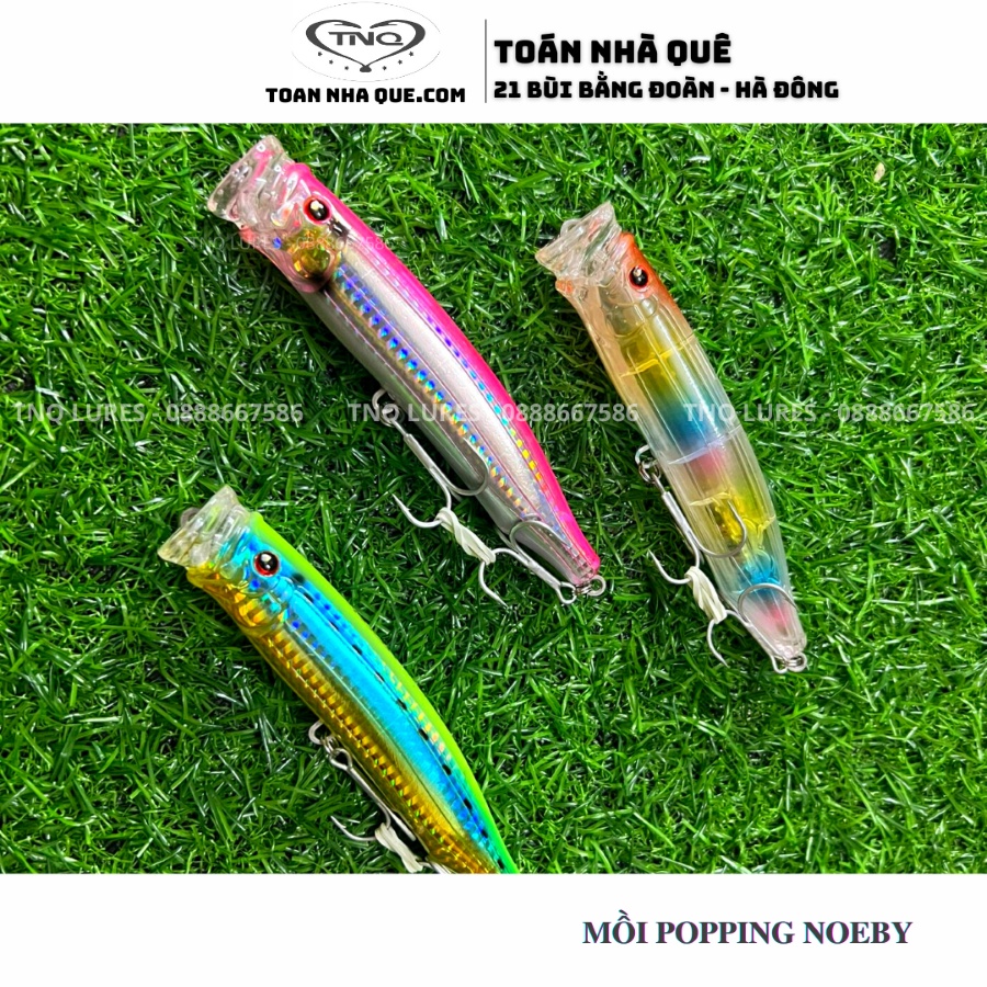 Mồi lure popping Noeby - TNQ LURES TOÁN NHÀ QUÊ