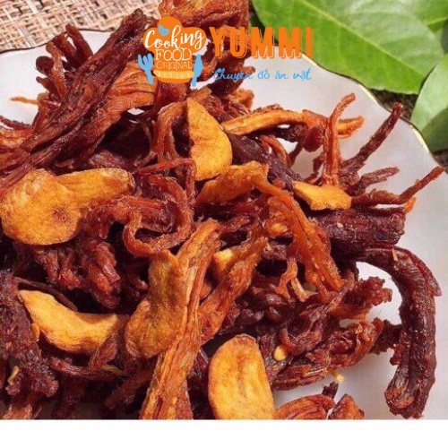 Khô heo cháy tỏi loại 1 thơm ngon đặc biệt chuẩn vị truyền thống 500G - Yummi store | BigBuy360 - bigbuy360.vn