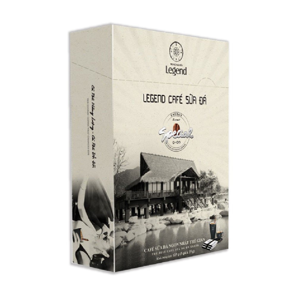 Cà phê hòa tan Legend Cà Phê Sữa Đá - Trung Nguyên Legend - Hộp 125gr