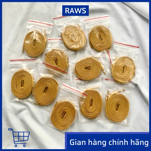 [RAWS] Dây giày màu vàng mù tạt - SHOELACES MUSTARD FLAT