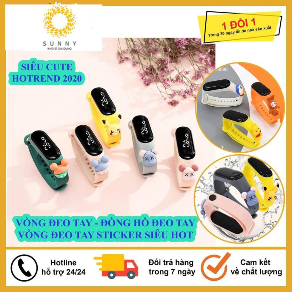 Vòng Đeo Tay, Đồng Hồ Thông Minh Thể Thao Sticker Hình Thú, Được Chọn Mẫu Siêu Hót, Siêu Đẹp, Hàng Độc Quyền Tại Shop