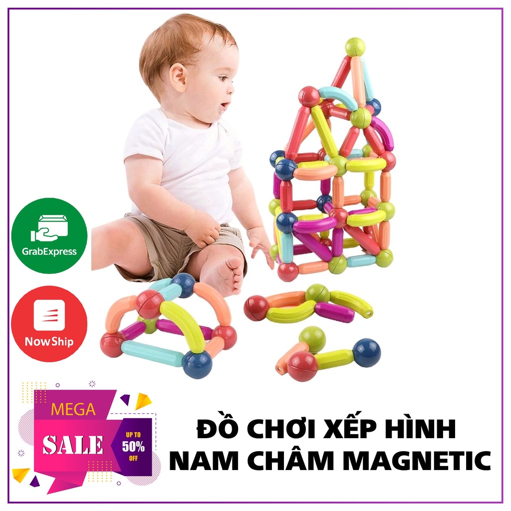 Đồ chơi lắp ráp lego 36 Chi Tiết cho bé bằng nam châm