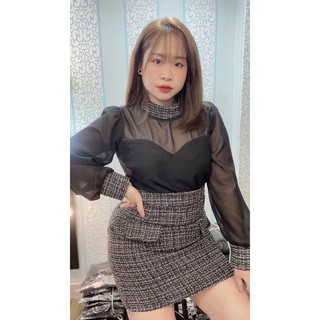 Set bố áo voan bigsize 55-90kg