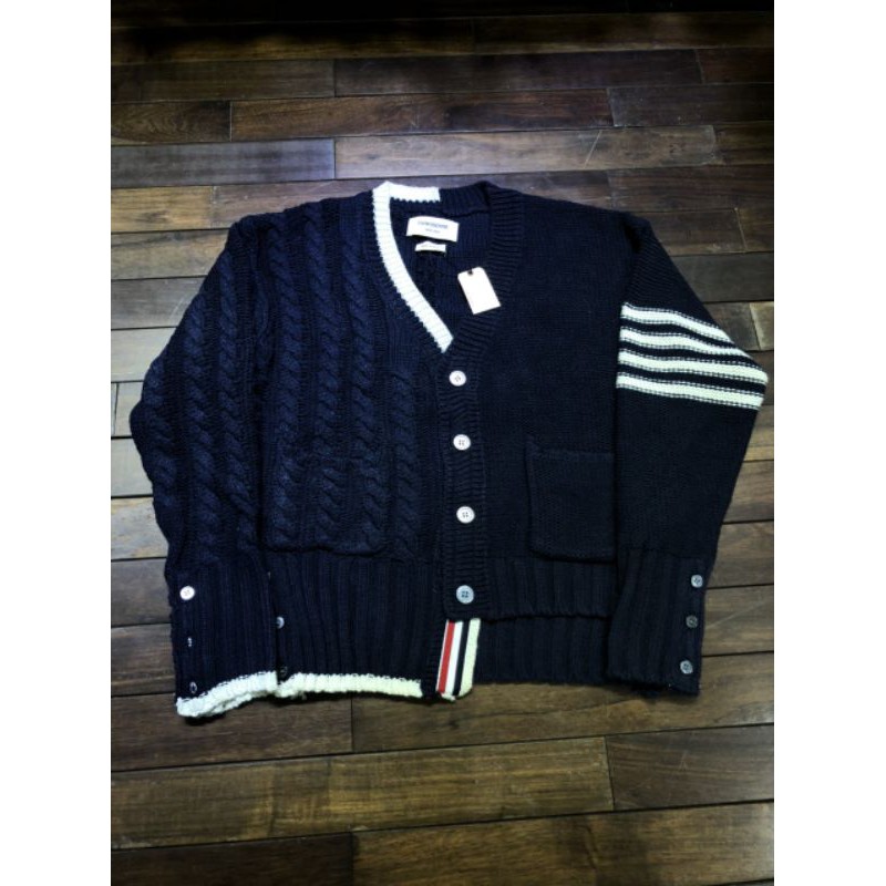 CARDIGAN THOM BROWNE - Áo Cardigan Thom Browne