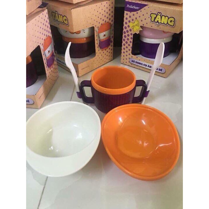 Bộ bát thìa ăn dặm hàng khuyến mãi Pediasure