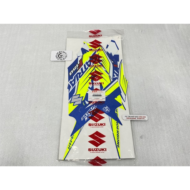 Bộ tem SATRIA FI 2018 các màu nhập chính hãng Suzuki Indo