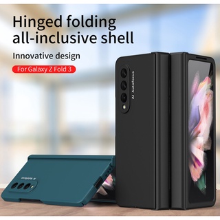 Ốp điện thoại mặt kính cường lực cho Samsung Galaxy Z Fold 3 Z Fold3 5G

