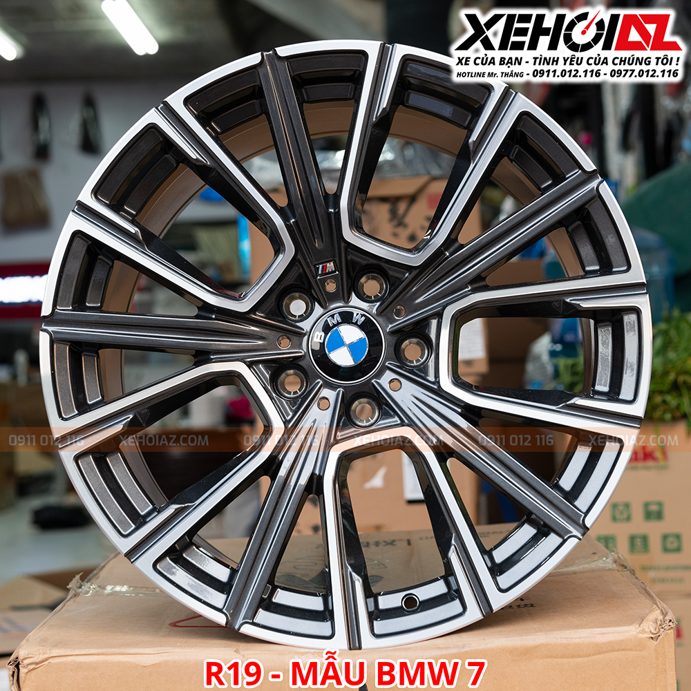 Lazang ô tô 19 inch lắp BMW, Vinfast LUX A, LUX SA