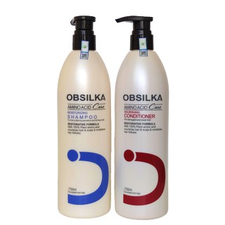 Bộ Dầu Gội Xả OBSILKA 750ml
