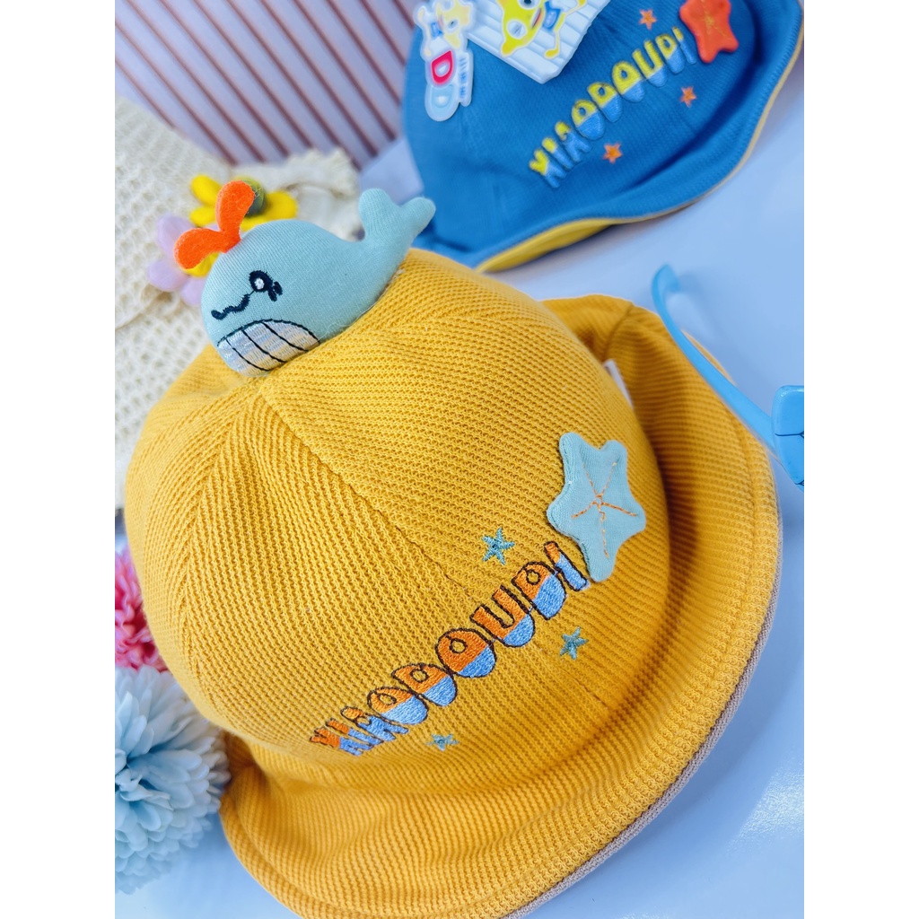 Mũ nón rộng vành hình con cá siêu cute dành cho bé trai, bé gái mẫu mới siêu hot - Hàng Quảng Châu Cao Cấp