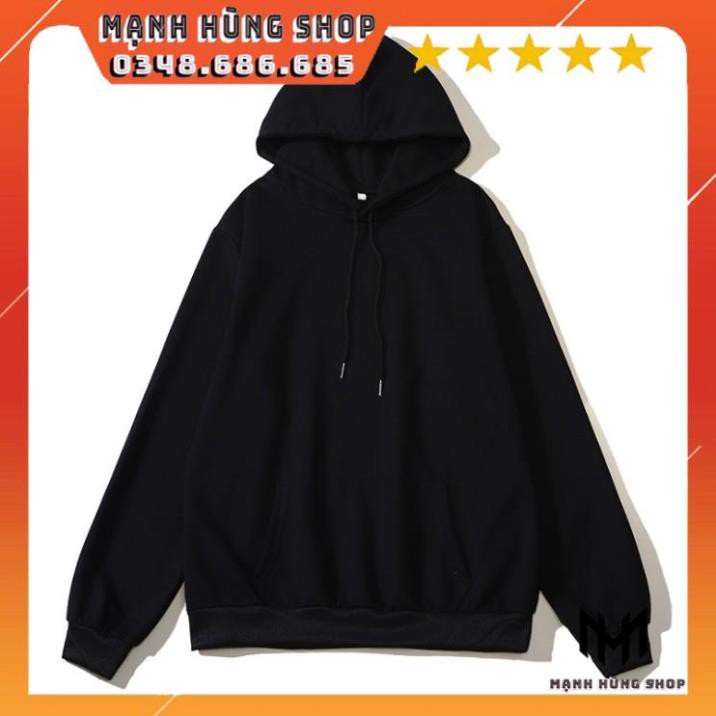 [FREESHIP TOÀN QUỐC] [Combo mua 1 tặng 1] Áo Hoodie Trơn Có Mũ Nam Nữ Chất Dày Đẹp Form Rộng Kiểu Dáng Hàn Quốc HD101