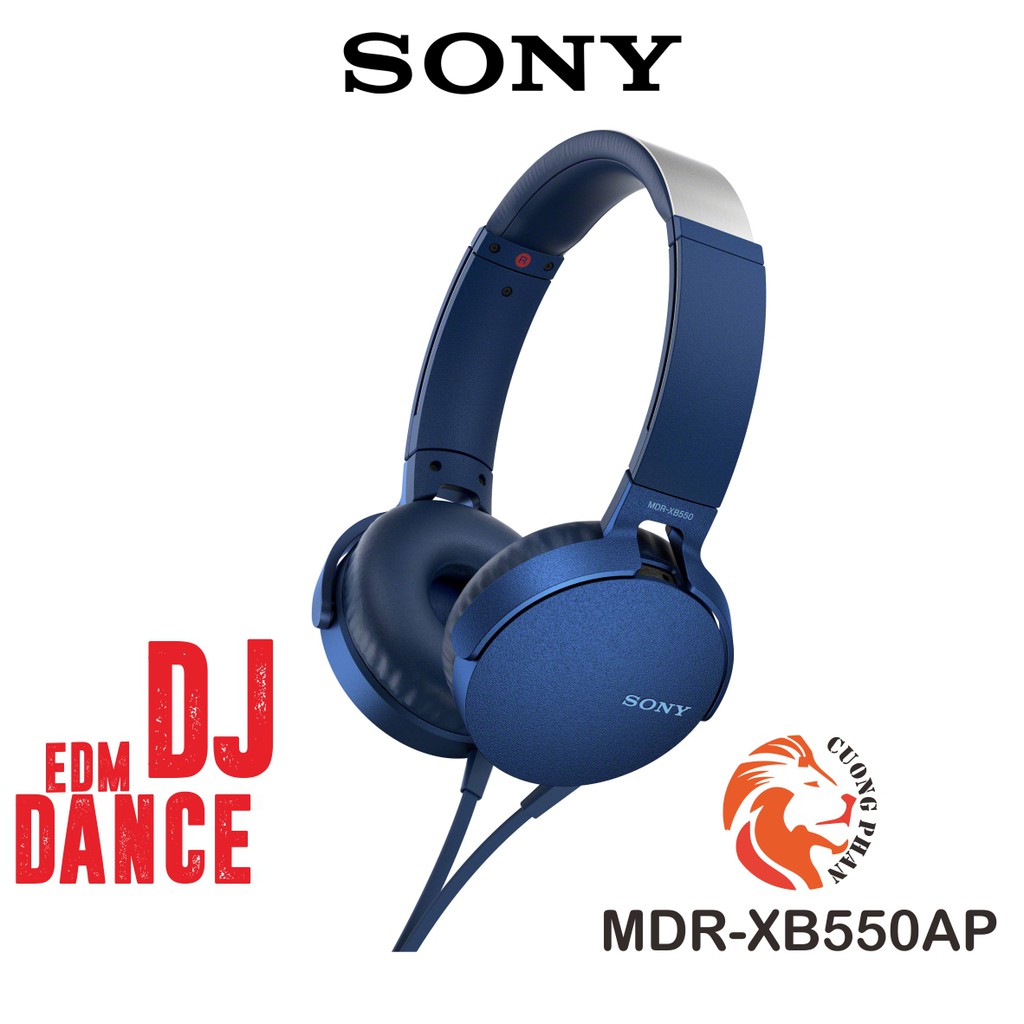 Tai Nghe Chụp Tai Sony Extra Bass XB550AP - Âm Bass Mạnh Mẽ Phù Hợp Nhạc Sôi Động