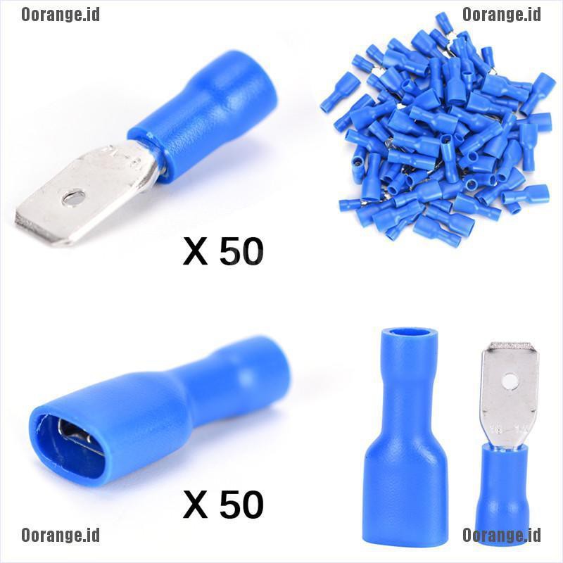 Set 100 Đầu Nối Dây Cáp Cách Điện Tiện Dụng