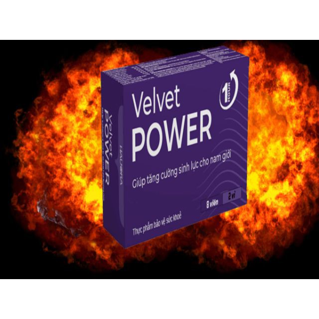 Viên Uống Hỗ Trợ Sinh Lý Velvet Power 1H Khơi Dậy Bản Lĩnh Phái Mạnh