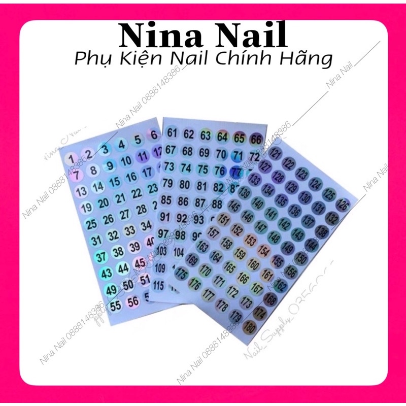 Tem Decal Dán Số Chai Sơn