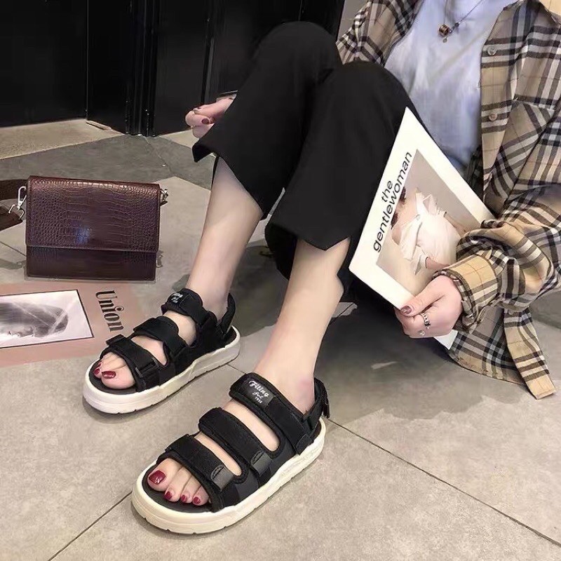 Sandal 3 Quai Dán Chữ FiTing 2 Màu