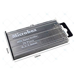 Real | Mũi Khoan Mini Bộ 20 Cây ( 0.3 - 1.6mm ) VT005