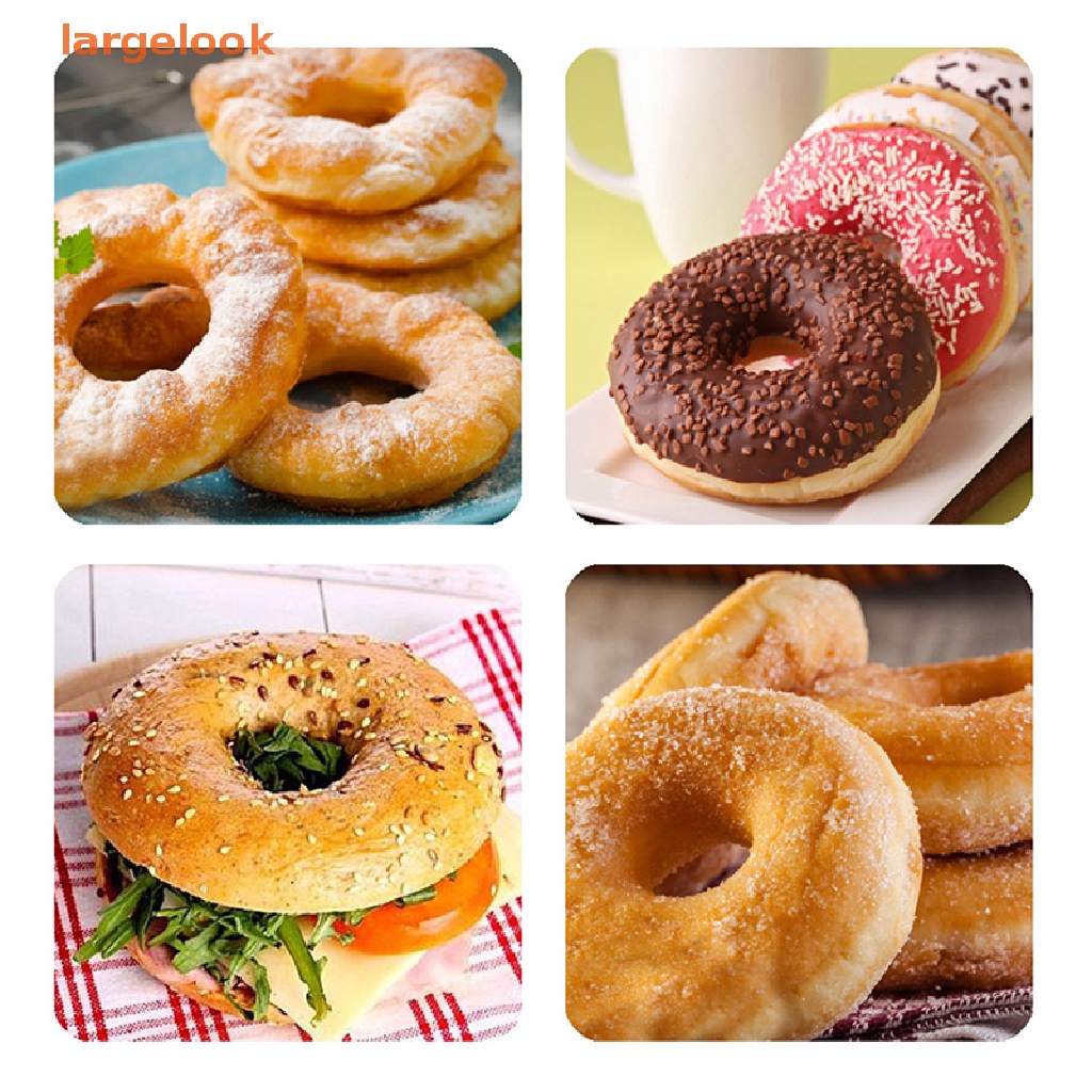 1 Khuôn Silicone Làm Bánh Donut 6 Lỗ Tiện Dụng