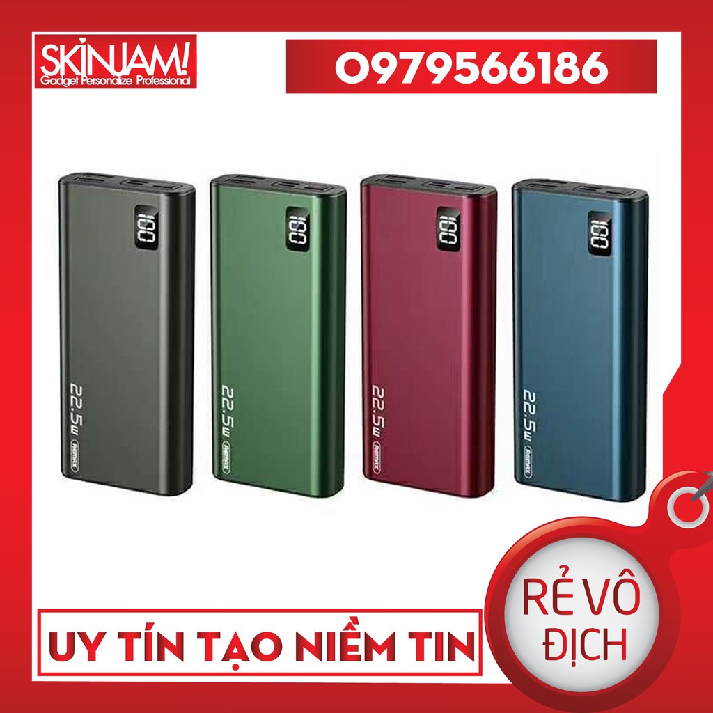 Pin Sạc Dự Phòng Mini 15000mAh 22.5W Remax RPP-17