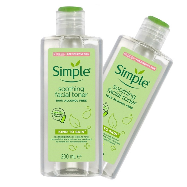 Nước Hoa Hồng Simple Kind to Skin Smothing Facial Toner 200ml