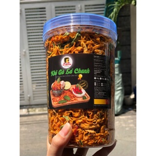 1kg Khô gà lá chanh GIÒN CAY loại ngon (đạt VSATTP)