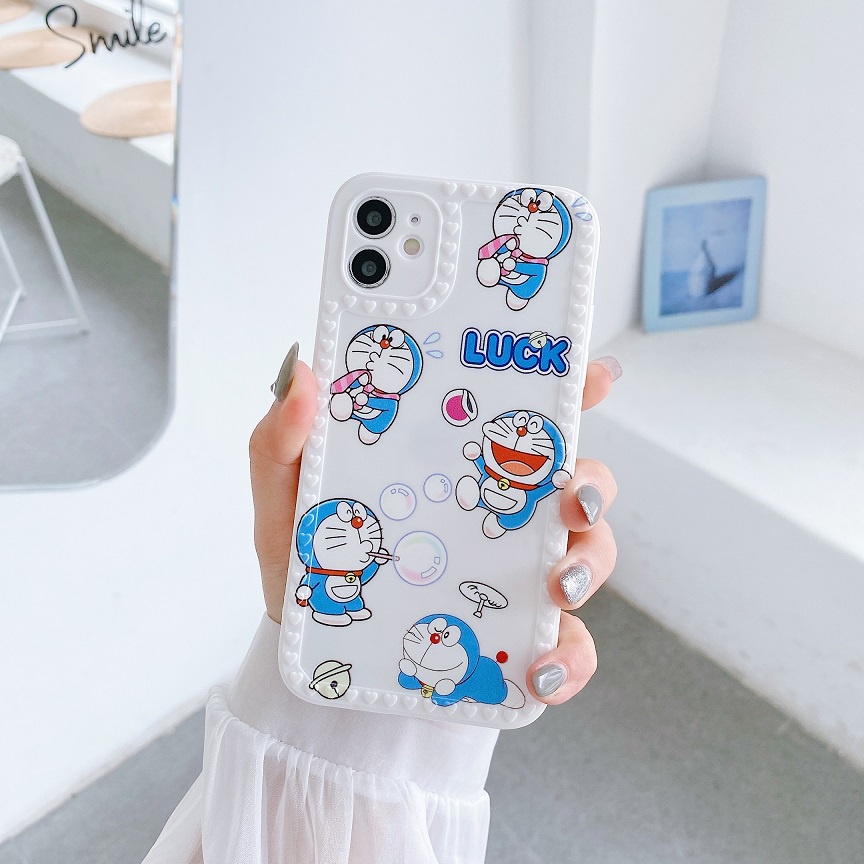 Ốp Điện Thoại TPU In Doraemon Cho OPPO A3S A5 A5S A7 A7X A12 A12E A52 A72 A92 A57 A8 A31 A83 A93 Reno5 A5 2020 A9 2020