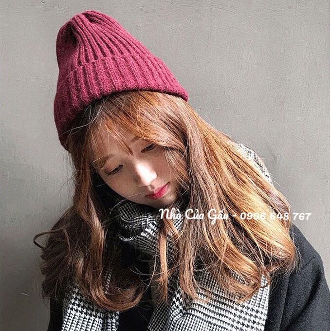 Nón len trơn unisex nam nữ đều mang đẹp ạ