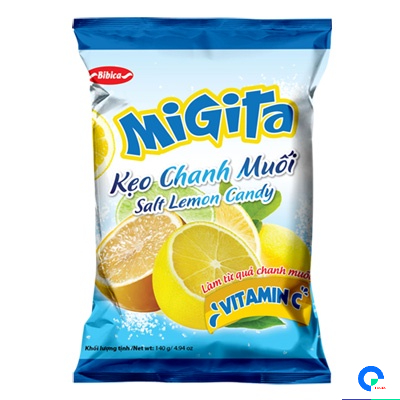Kẹo Chanh Muối; Gừng mật ong; Chanh đào mật ong - Migita  - Bibica