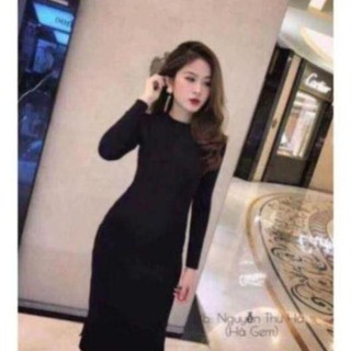Váy len gân body siêu tôn dáng hp1102