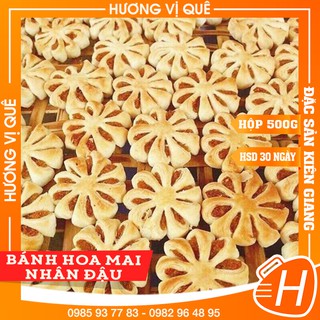 Bánh Hoa Mai Nhân Đậu - Hộp 500g - Đặc Sản Kiên Giang