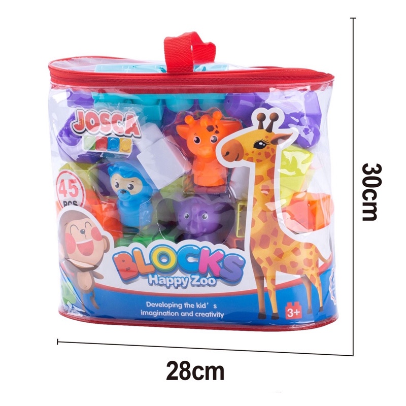 ZHAN QI TOYS Bộ đồ chơi xếp hình  kích thích trí não cho bé