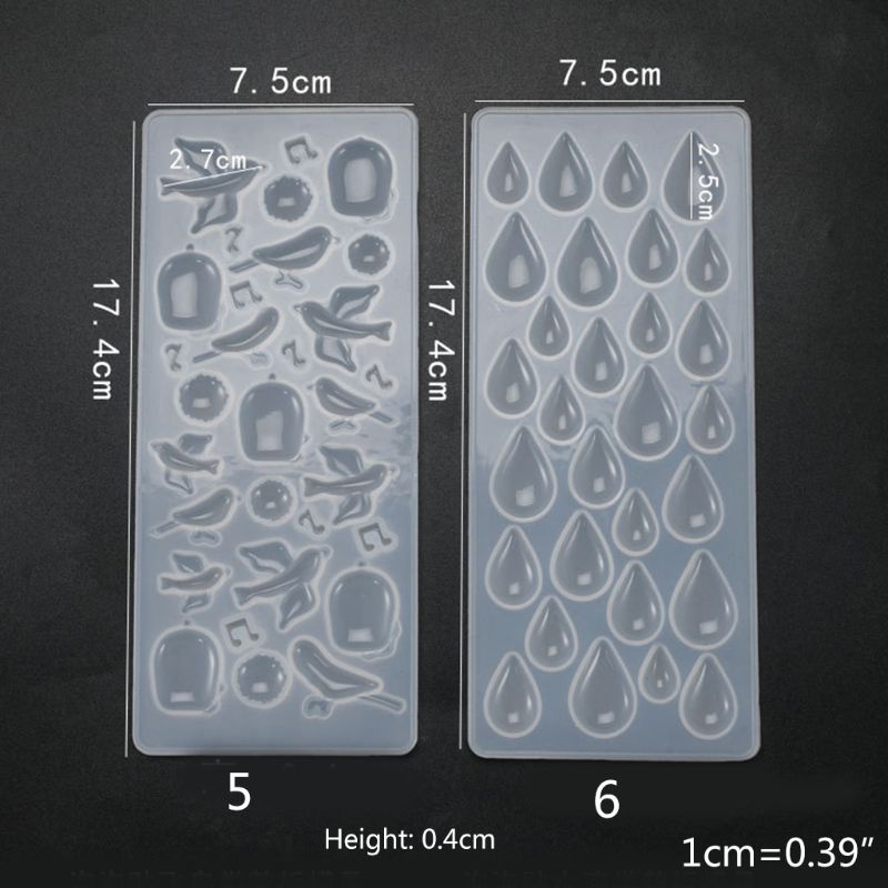 Khuôn Silicone Làm Mặt Trang Sức Thủ Công DIY