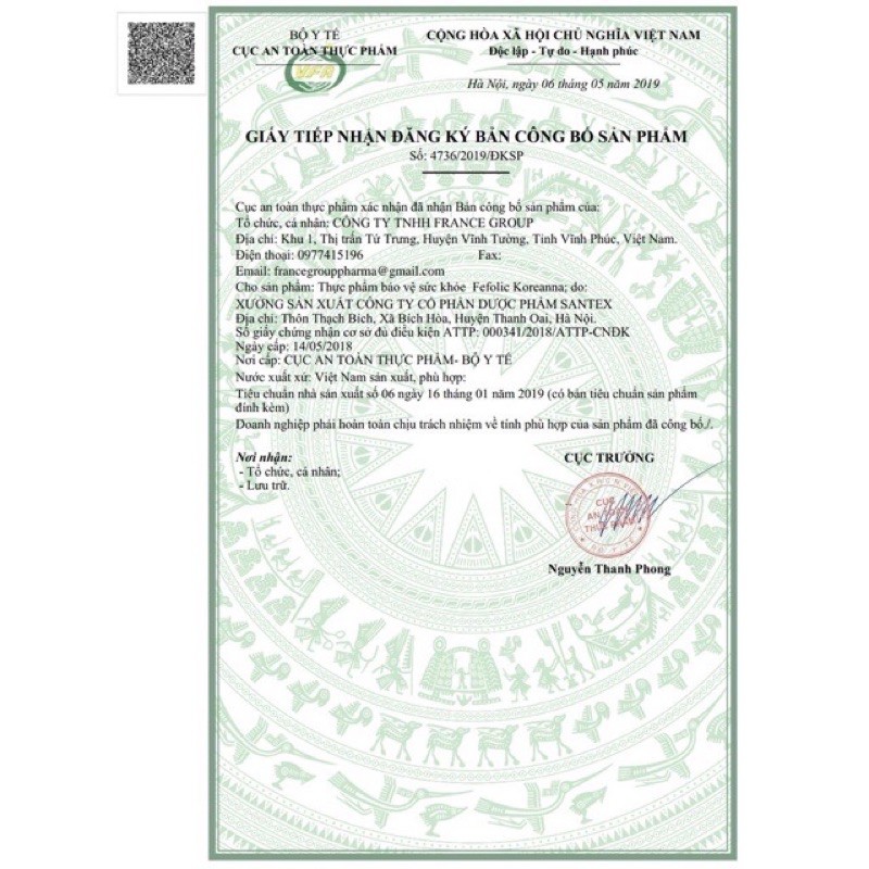 Viên Bổ Máu FEFOLIC  KOREANNA - Hộp 60 Viên - Bổ Sung Fe, Acid Folic Cho Cơ Thể, Giảm Nguy Cơ Thiếu Máu Do Thiếu Sắt