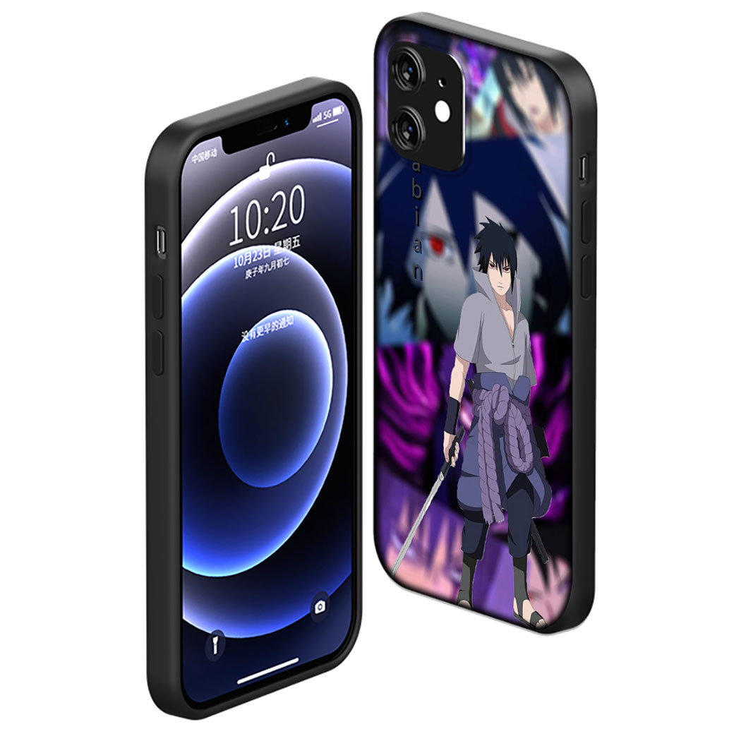 Ốp Điện Thoại Silicon Mềm Hình Pdd21 Naruto Vs Sasuke Cho Iphone 11 Pro Max Se 2020 12 Mini 12 Pro Max