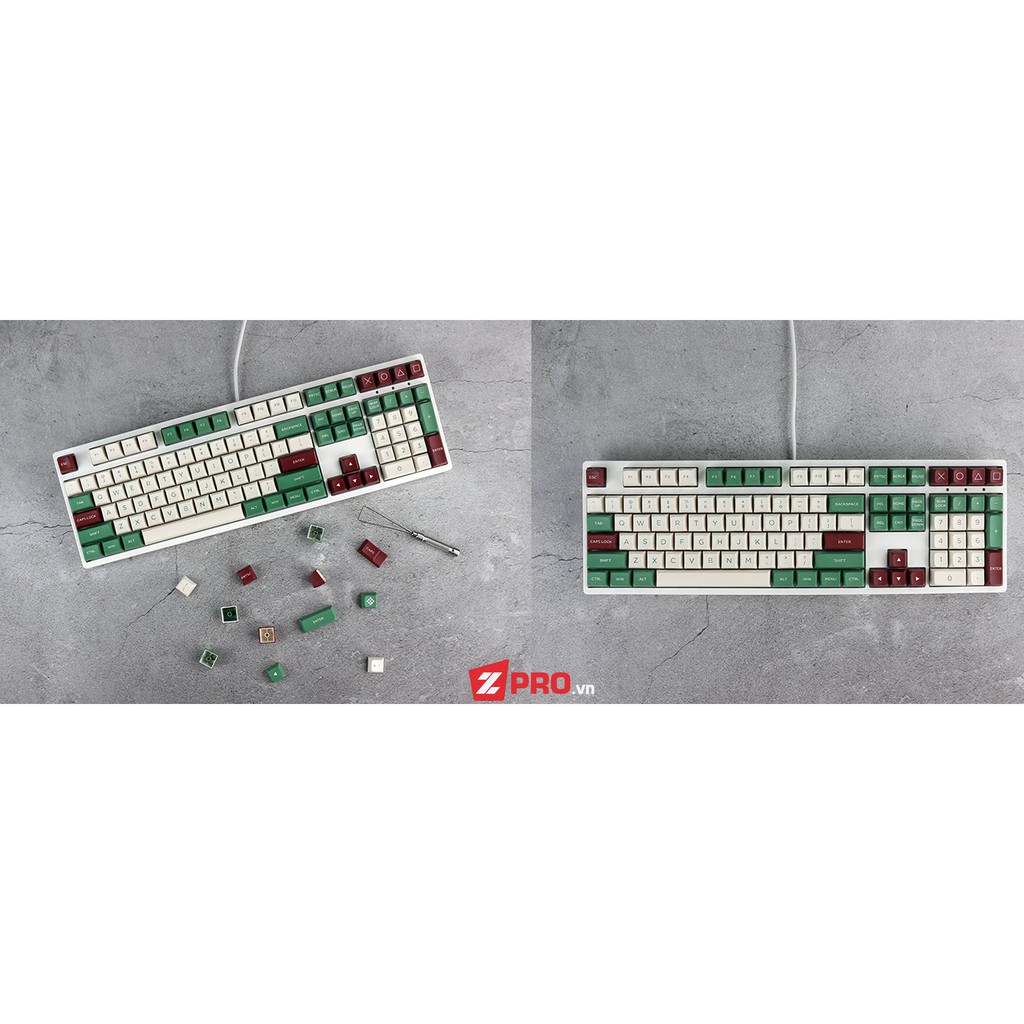 Bộ Keycap OSA Green Camp 215 nút