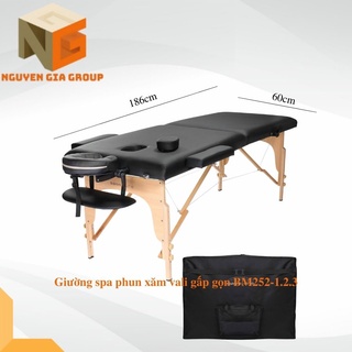 Giường vali luxury chân gỗ full phụ kiện