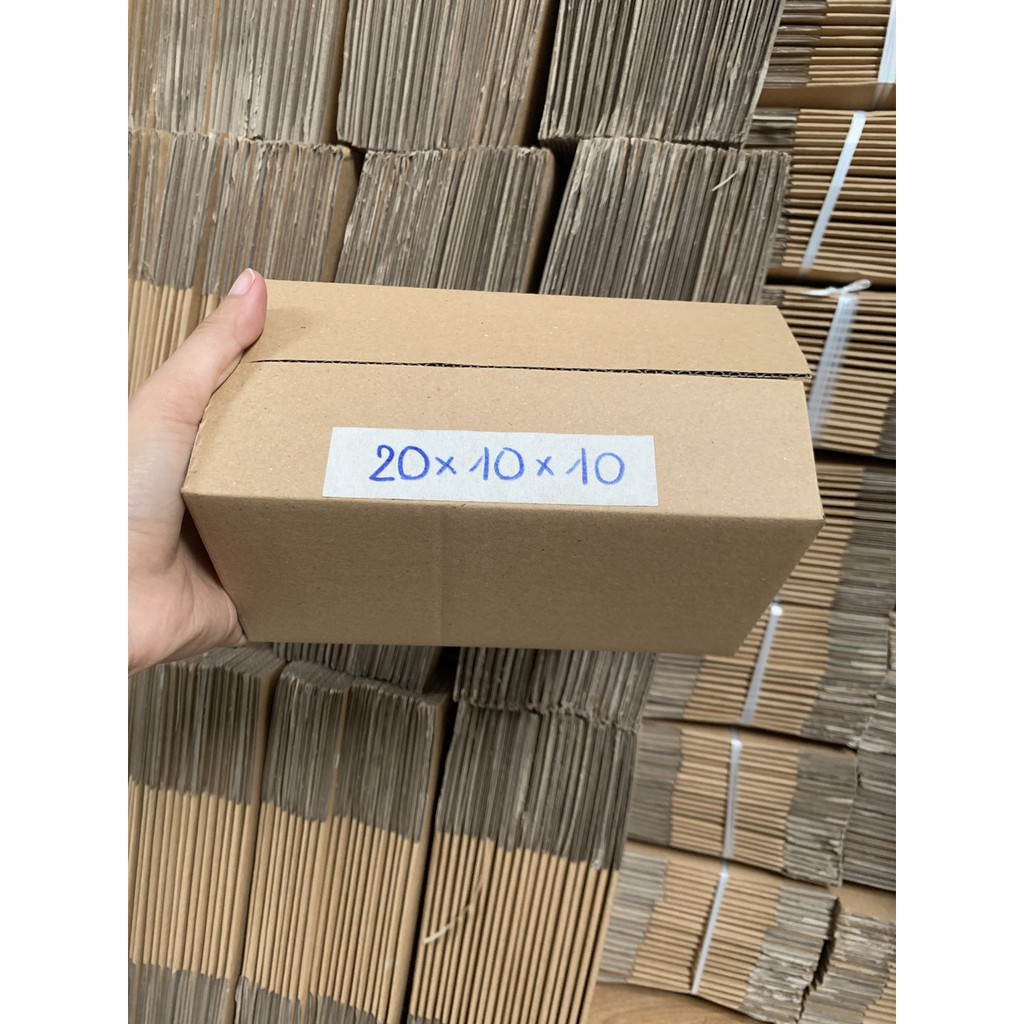 10 HỘP GIẤY 20x10x10 CARTON ĐÓNG HÀNG SHIPCOD-Thùng giấy giá rẻ-Thùng giấy có sẵn-Sỉ lẻ thùng giấy-Xưởng thùng giấy