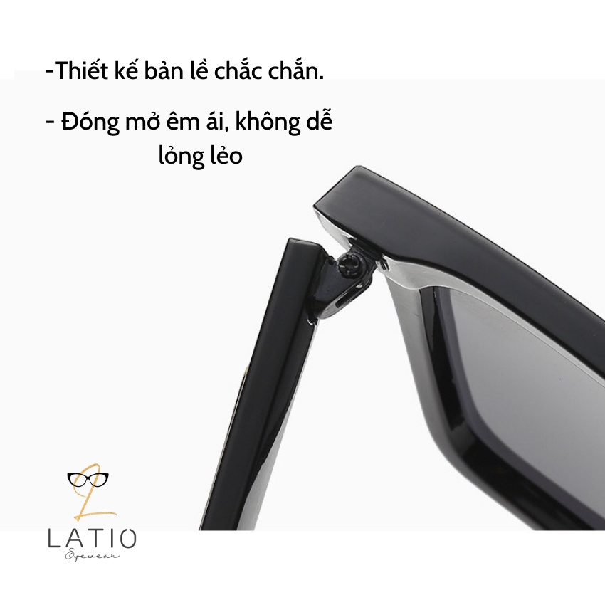 Kính mát nữ LATIO cao cấp kính mát thời trang với thiết kế màu sắc đặc biệt tạo điểm nhấn cực đẹp cho khuôn mặt - KM15