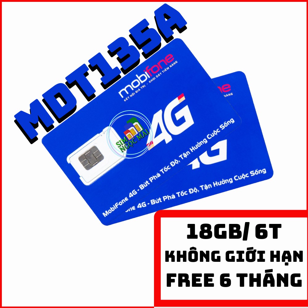 Sim 4G Mobifone MDT250A - CS6N - 12FD50 - 180GB DATA- TRỌN GÓI 06T - 1 NĂM - XÀI THẢ GA KHÔNG GIỚI HẠN