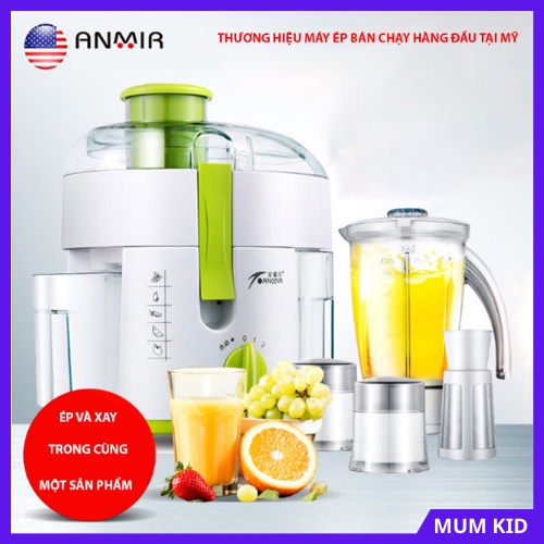 Máy ép trái cây hoa quả, máy xay sinh tố thực phẩm đa năng, bộ sản phẩm cao cấp 2 trong 1, tiện lợi, bảo hành 1 năm