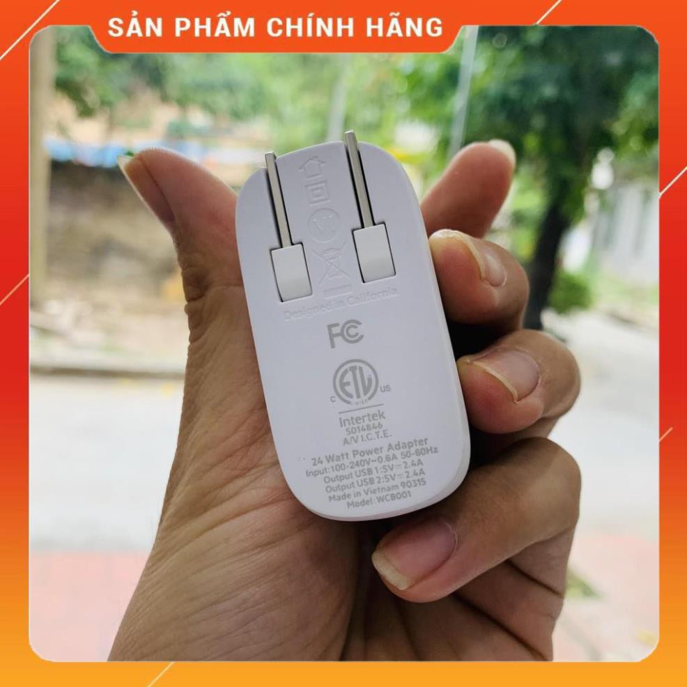 [ Chính hãng ] Sạc cáp Belkin Dual Usb-A to Type C 24w