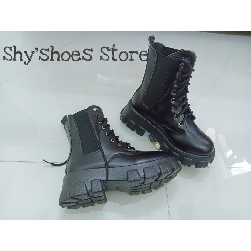 🔥 Boot chiến binh cổ cao Martin gothic phong cách cá tính S16