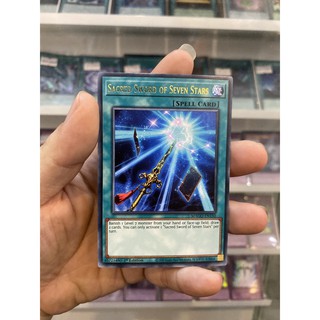 Thẻ Bài Lẻ YugiOh! Mã MAGO-EN150 - Sacred Sword of Seven Stars - Gold-Letter Rare - 1st Edition