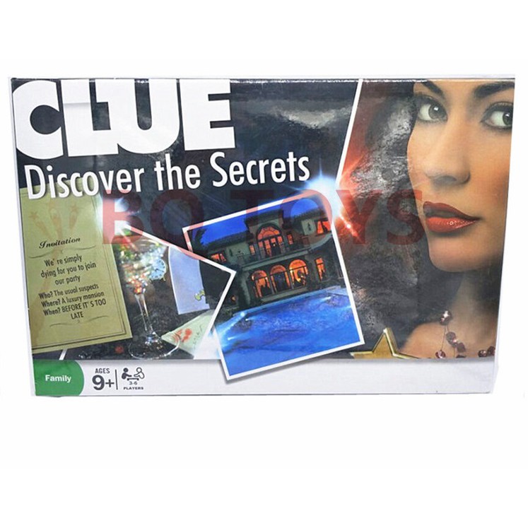 Trò Chơi Clue - Disscover The Secrets Tiếng Anh Hộp Lớn Suy Luận Phá Án